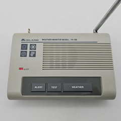 Midland Weather Monitor Radio Model 74-109 NOAA Alerts VTG NO ADAPTER – TESTED