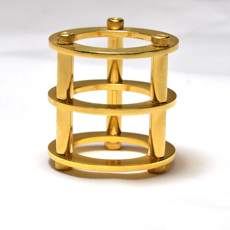 43*40mm Gold Vacuum Tube Guard Protector Cover Fr 12AU7 12AT7 12AX7 Audio Amp