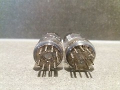 Very rare matched pair Telefunken ECC83 12AX7 with early 1960’s tube!