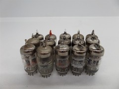 Lot Of 15 General Electric 12AT7 Electron Tubes