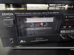 Denon DRW-750 Dual Cassette Deck + TU-460 Tuner Tested w/ 6 TDK Tapes
