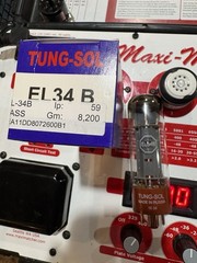 Tung-Sol EL34B New In Box Factory Tube – Dealer Stock 59:8200