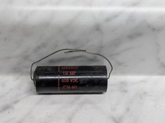 Vintage Sprague 1.0 uF 400 VDC Axial Capacitor 4TM-M1 Electronic Component