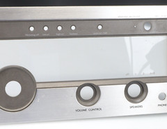 LUXMAN R-1050 Receiver Part – Front Face plate Part No Bezel Glass is Cracked