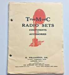 TMC Early 1920s Wireless Catalog Crystal, Valve, Tube, Broadcasting, Marconi Era