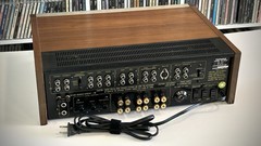 Pioneer SA-9100 Vintage Integrated Amplifier Silver Face Wood Japan, Serviced