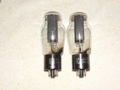2 x 5U4g RCA Tubes*Ribbed Plates*Hanging D-Getter*Tested Good*#8