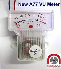 Revox A77 VU meters – newly manufactured and improved. A77 mk3 mk4. (per pair)