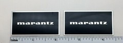 Marantz Speaker Badge Logo Imperial Style Custom Made Aluminum Pair
