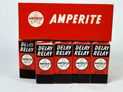 AMPERITE Delay Relay 1J5N0120 Vacuum Radio Tubes 6 Prong Lot of 9 ~ T531