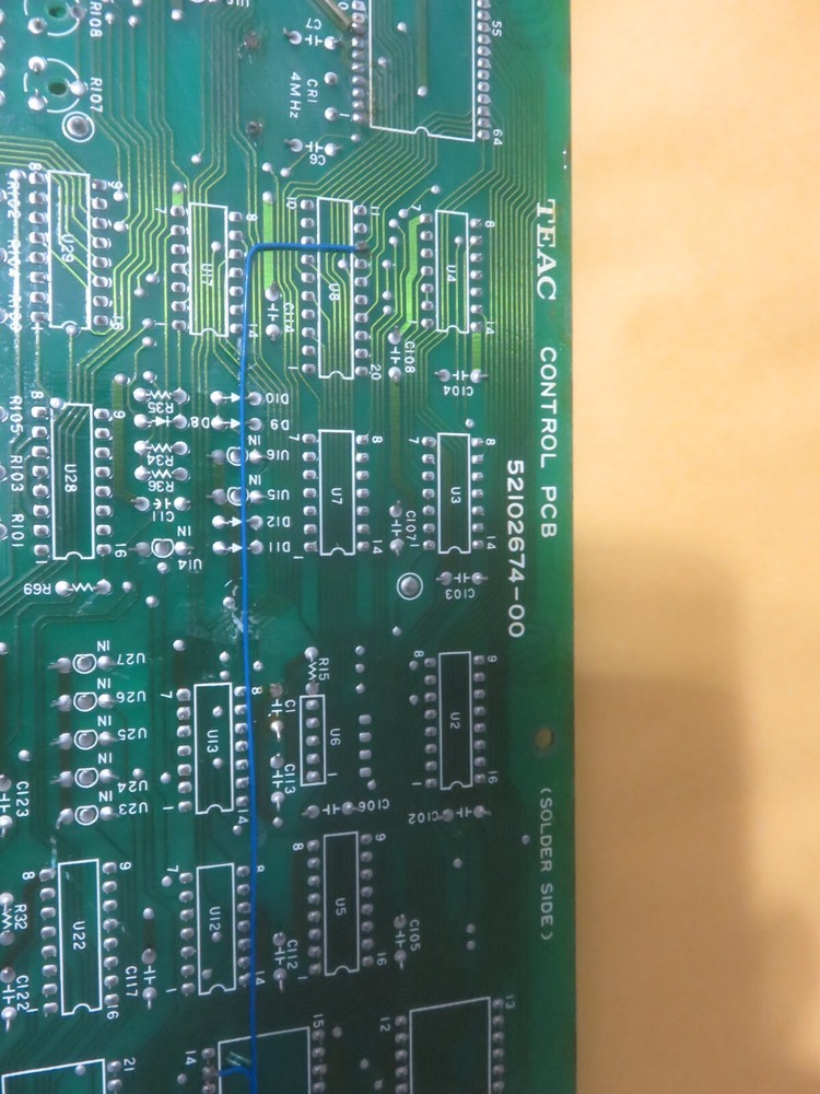 TEAC CONTROL BOARD PCB 52102674-00 (MOTHER BOARD) FOR A TASCAM TRS 8