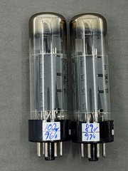 (2) Siemens Mesa Engineering STR 450 EL34 Duet Guitar Power Tubes NOS Amplitrex