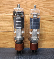 2- GE VT-154 RCA 814 Vacuum Tubes For Display Bad Filament