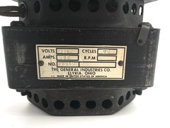 General Industries Phono Motor 5310 23350 115V-60CY .65amp Vtg Tested Record USA