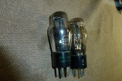 2 – 25Z5 Glass Amplifier Vacuum Tubes Item #314