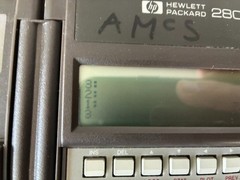 Hewlett Packard HP 28C Scientific Calculator – New Batteries – Tested – Working