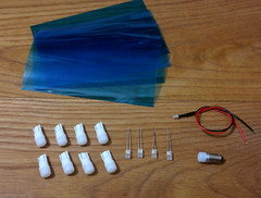 McIntosh MC2500 Amplifier Faceplate and Meter LED Lamps bulbs Filter Kit lights