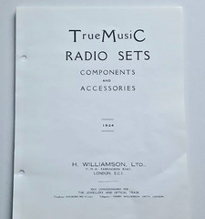 TMC Early 1920s Wireless Catalog Crystal, Valve, Tube, Broadcasting, Marconi Era