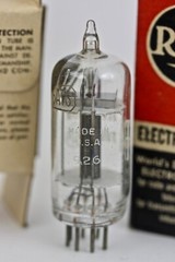 NOS 1959 RCA 6AT6 SINGLE TUBE Made in USA EBC90 for McIntosh MR67 FENDER HARVARD