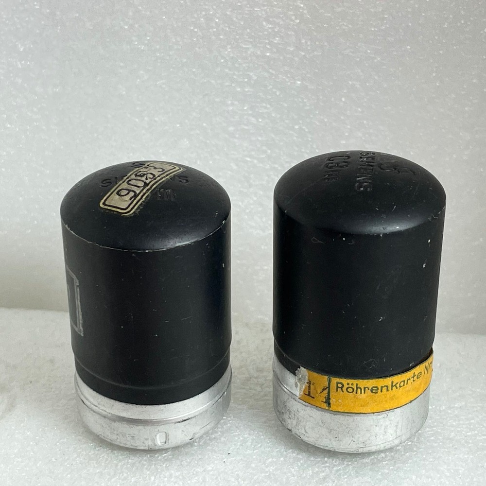 2 tubes C3m Siemens engraved logo matched pair