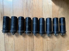 Lot Of Military Grade RCA 6L6 Metal Tubes Vt-115 1622 CRC-6L6 Amplifier Tubes EX