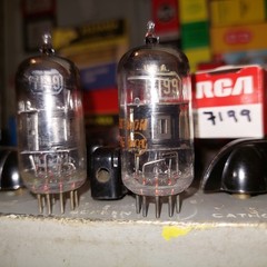 Matched Pr(2x) TV7D/U ReTested Factory QA Release Strong& BAL. RCA 7199 Tubes