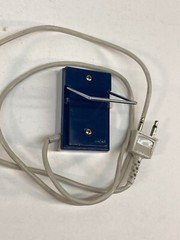 Attrait Blue Solid State Reel Dictation Machine w Mic FOR REPAIR CLEAN PARTS