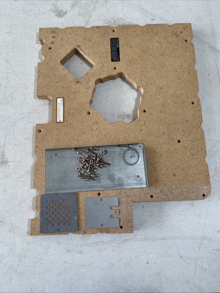 Technics SL-2000 Vintage Turntable Original Bottom Metal Plates, Screw Complete