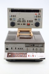Vtg Sony Betamax VCR Model SLO-383 & RM-440 Editing Control As Is UNTESTED