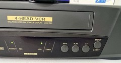 Sanyo VWM-365 VCR With Remote, Cable & Tape – Tested & Working Nice
