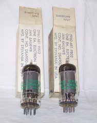 Pr. NOS Sylvania 6AU6WB radio tubes,original boxes,lot tested great!,6AU6A,6AU6