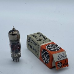 6202/6X4WA GE ELECTRONIC Tube USA Five Star Tube K6