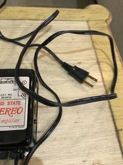 Audiotex Solid State Stereo Pre Amplifier Audio Speaker System Cable Amp 30-5015