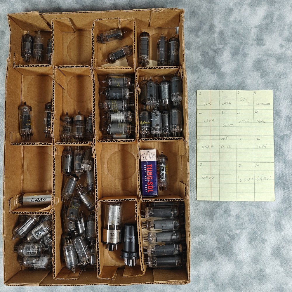 Vintage Collector’s Lot: 6L6, 6BA6, 6BE6 Vacuum Tubes by Tung-Sol