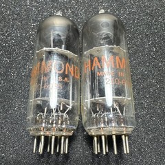⚡️Pair GE 12BH7A Vacuum Tubes Black Plate Hammond McIntosh Ampeg-Tested Close⚡️