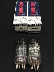 MATCHED PAIR TUNG SOL 12AU7A ECC82 Vintage Audio VACUUM TUBES Tested 10.9358