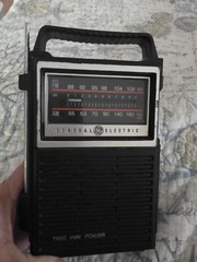 Vintage GE Portable Radio AM/FM Model 7-2800B General Electric Tested Works