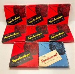 Vintage TDK Synchrotape 5″ Reel To Reel Tapes Lot of 6 USED 600FT Synchroreel
