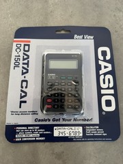 NEW Vintage Casio Data-Cal DC-150L Directory Calculator Black & Grey