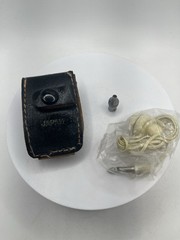 Vintage Made in Japan Single Ear Earphone Audio Headphone w/ Case SEE ALL
