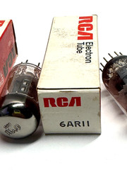 Vintage Lot of 2 RCA 6AF11 & 6AR11 Electron Tubes – NOS NIB Compactron