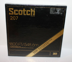 VTG Scotch 3M 207 Recordable Blank Mastering Reel Tape Premium Quality 1800 FT