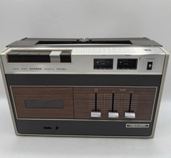Realistic Cassette Tape Recorder SCT-2B No Power Cord, Vtg Powers On FOR PARTS