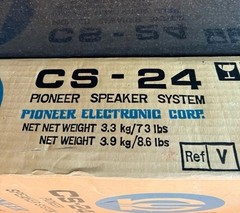 RARE NEW IN BOX Vintage Pioneer CS-24 Slimline 2 Way Speaker System See Descr