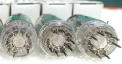 G.E JAN 12AX7WA Tubes NOS (Lot of 5pcs)