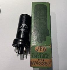 JFD W43357 Antique Ballast tube Resistor