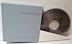 Ampex 7″ Reel To Reel 1/4 Inch Recording Tape, Hard Plastic BASF Holder