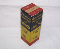 NOS Philco 7F7 radio tube in original box,tested GOOD!,amp,loktal