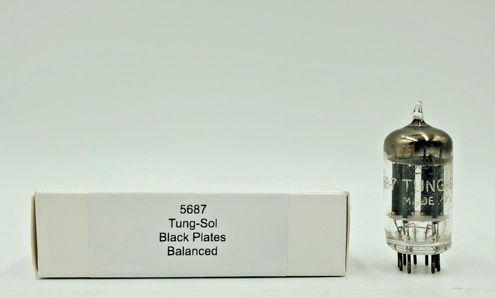 5687 Balanced Tung-Sol JTL Tube New (New Old Stock) Test NEW 1 Year Warranty