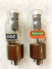 GEC Marconi U50 5Y3 Black Plate Brown Base Square Getter Tested Strong One Tube